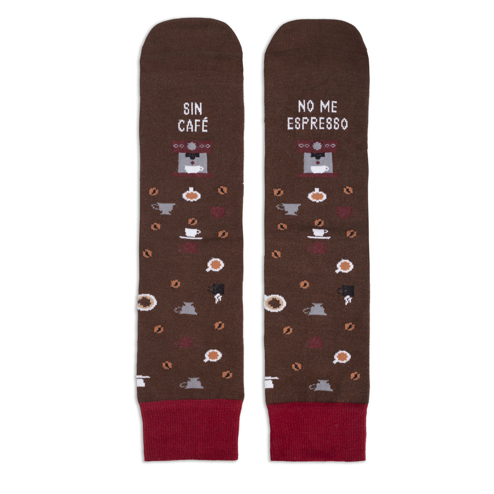 Chaussettes UO "Sin Café no me Espresso"