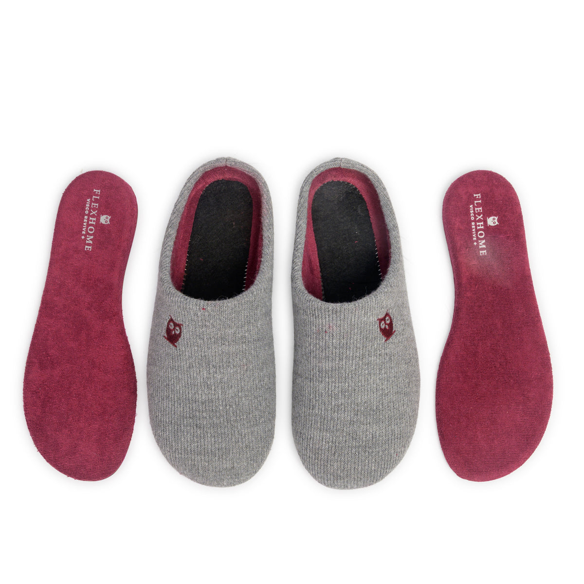 FlexHome Gris Granate – todas las vistas