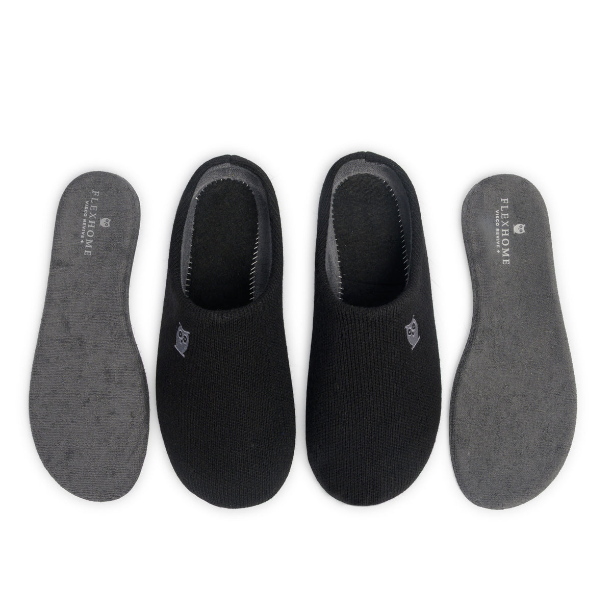 FlexHome Negro – todas las vistas