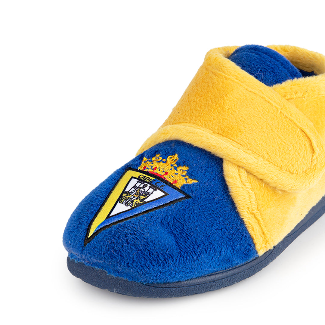 Cádiz CF Botitas Niño con Escudo – detalle