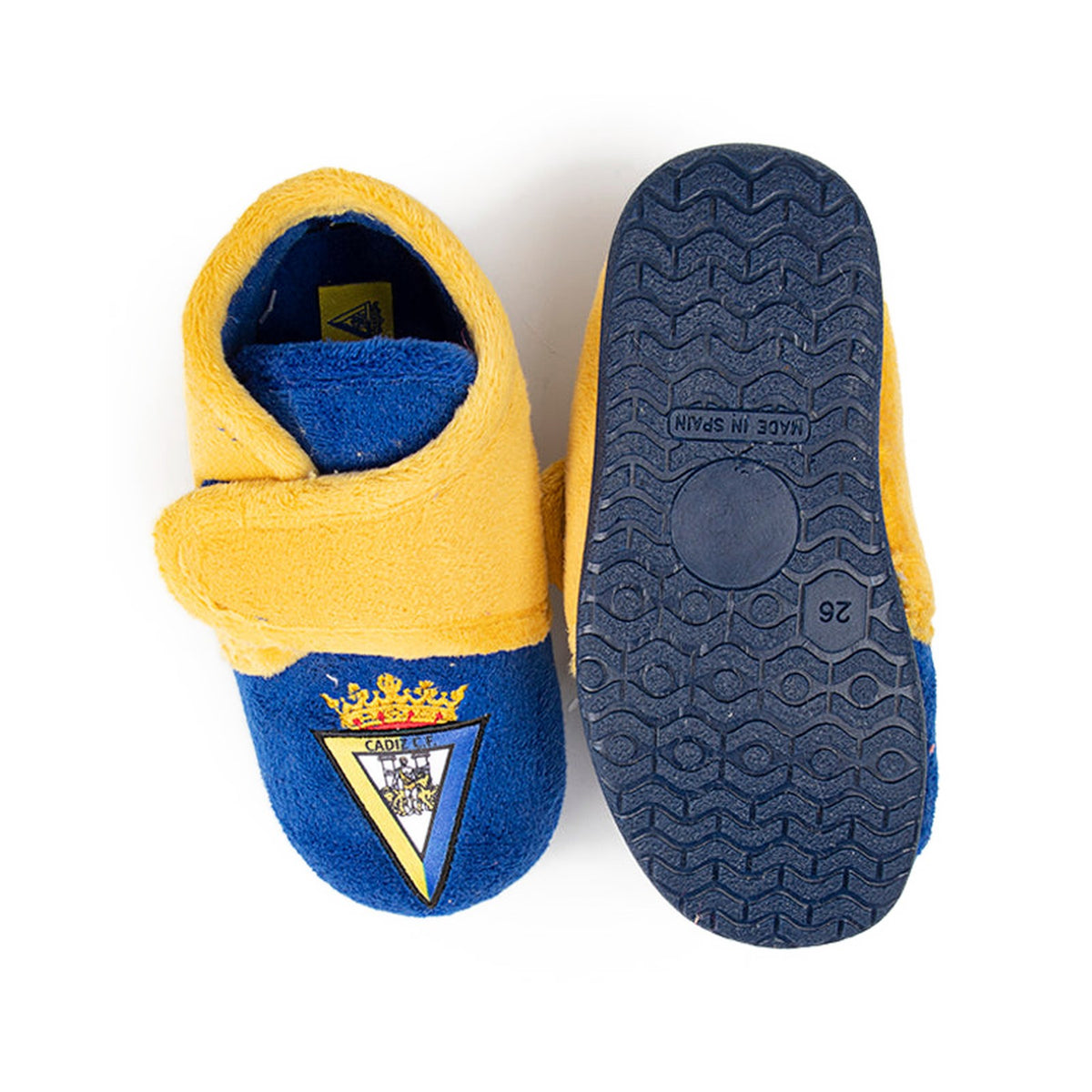 Cádiz CF Botitas Niño con Escudo – suela