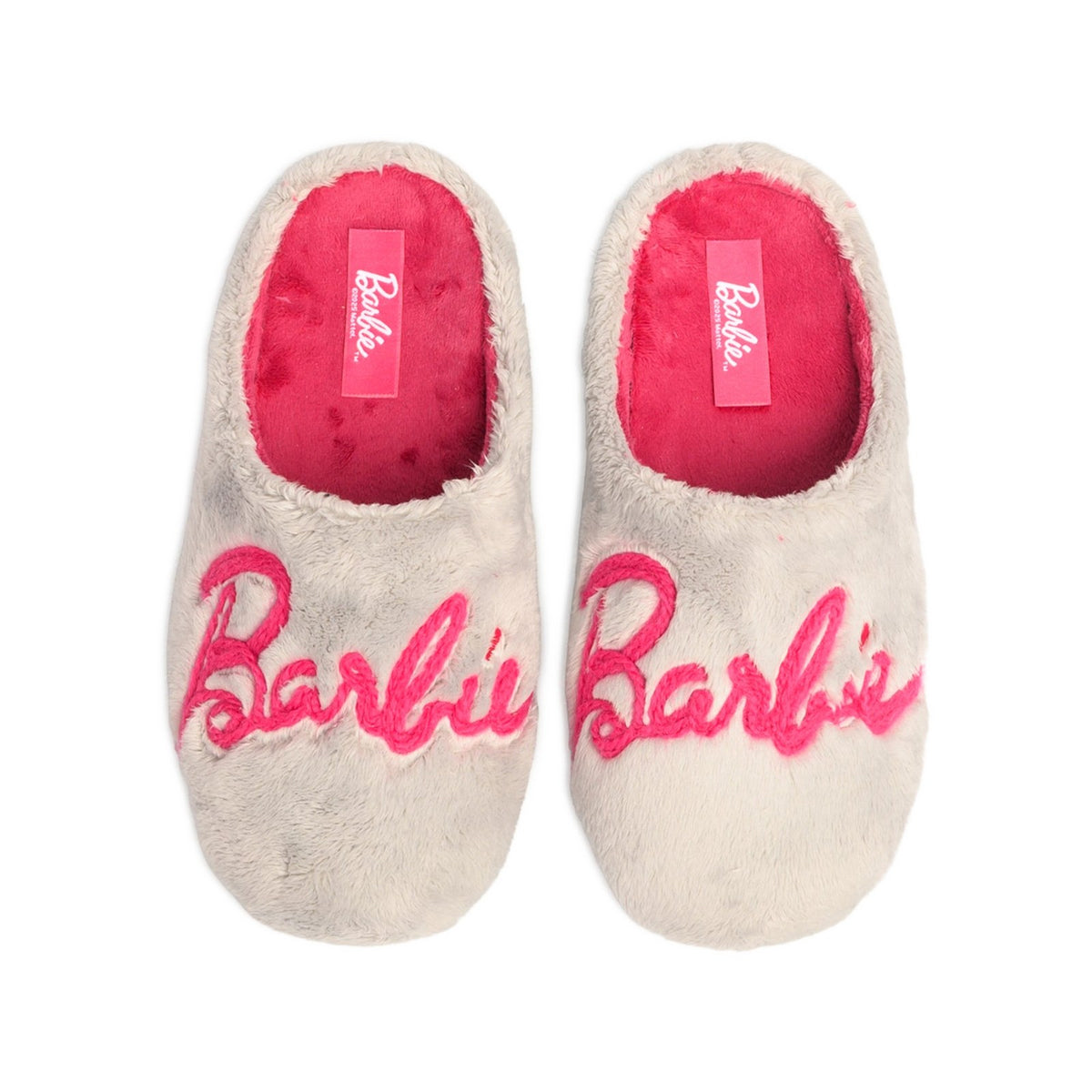 Barbie Logo Gris – vista desde arriba