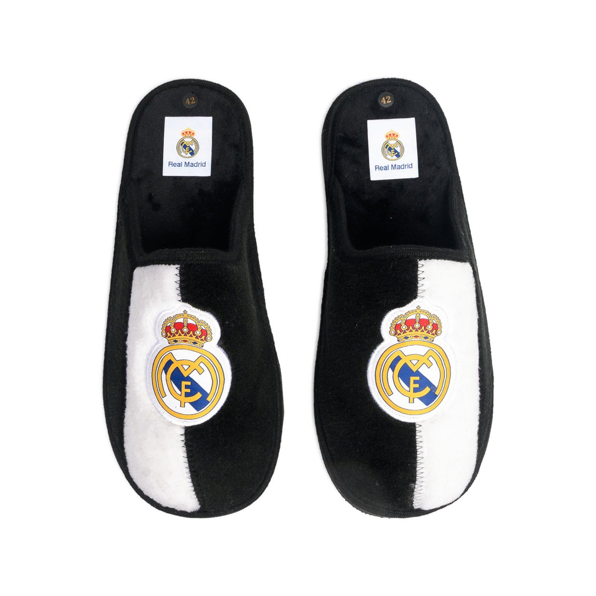 Real Madrid Bicolor Negro (Suela Ligera) – par desde arriba