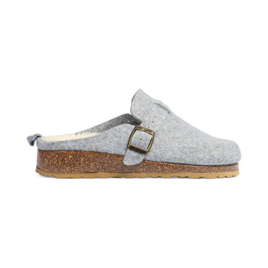 Zuecos Hebilla Gris